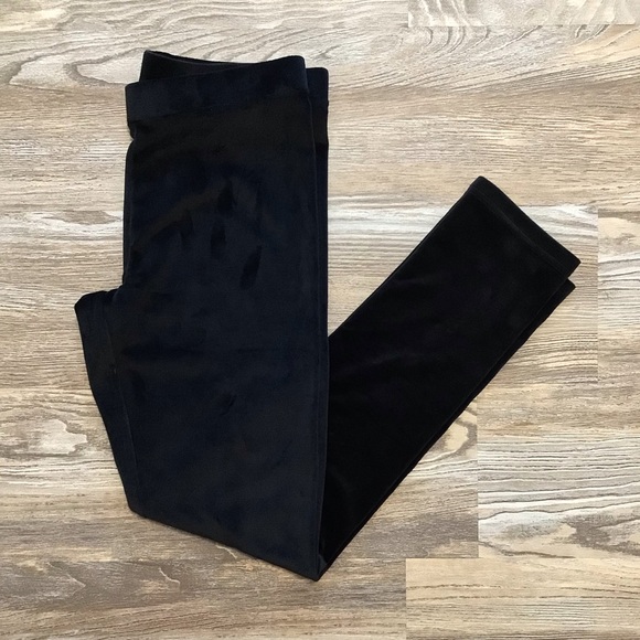Old Navy Plush Velour Mid Rise Black Leggings XXL Plus - Picture 1 of 10